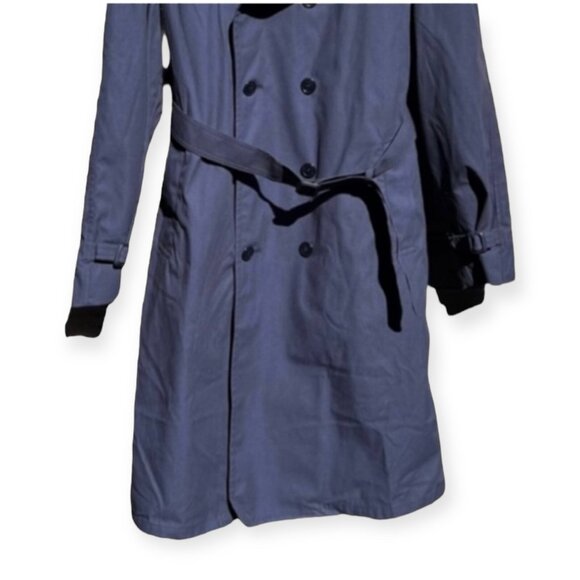 🌻Conversion Air Force Blue All-Weather Military Trench Coat Size 42XL - Picture 3 of 10